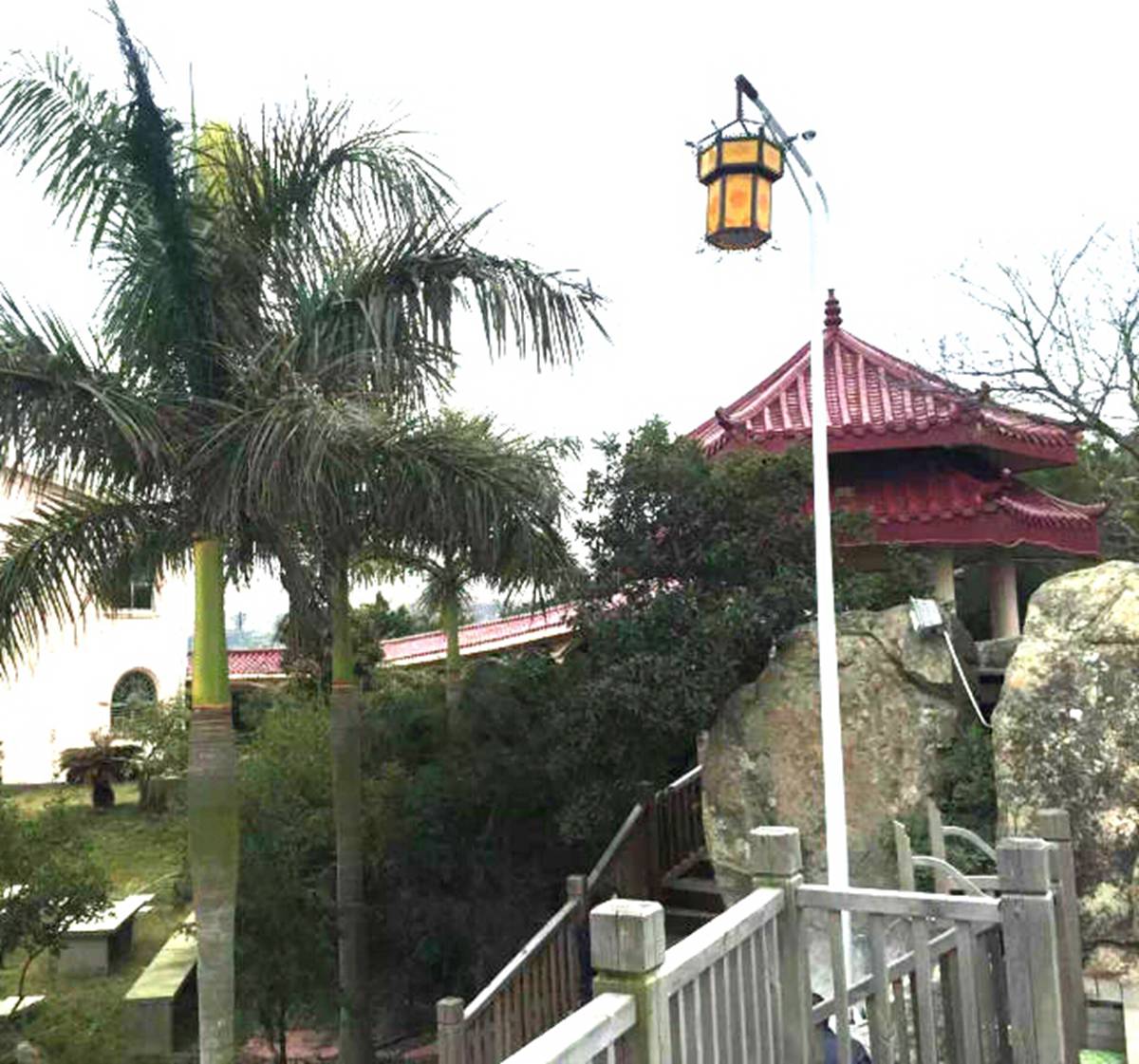 景點仿古免布線景觀燈